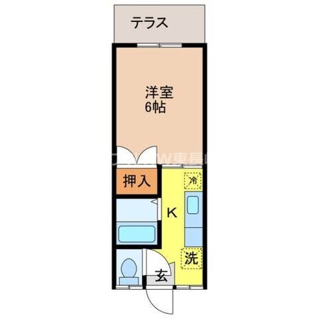 岩屋橋駅 徒歩8分 2階の物件間取画像